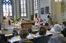 Feier der 1. Heiligen Kommunion in Sankt Crescentius (Foto: Karl-Franz Thiede)